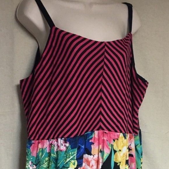 Maurice’s Plus Size 3 Striped With Floral Design - Picture 4 of 5